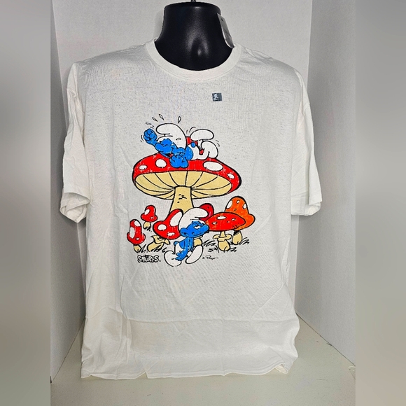 The Smurfs Characters  Graphic Tee Mens Sizes - Picture 1 of 4